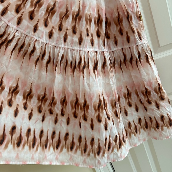 A.L.C Mischa Tie Dye Ruffle Hem midi dress - Picture 6 of 7